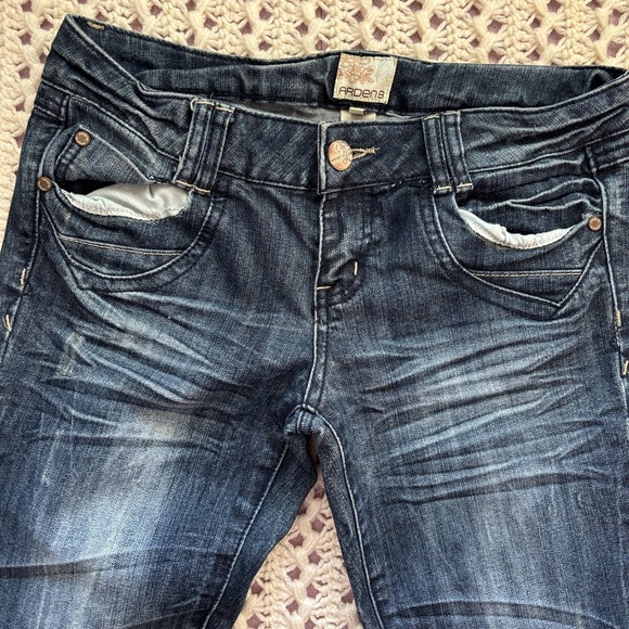 Arden B Denim - Arden B. Stretch Slim Fit Skinny Denim Jeans Low Rise Women's SZ 6 Dark Blue